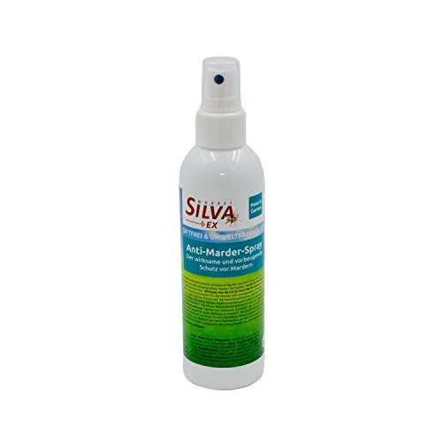 Silva® Anti-Marder-Spray 200 ml – Effektive Marderabwehr für Auto Dachboden & Garage – Marderspray Auto Motorraum – Marder Spray gegen Marderbefall – Deutsches Qualitätsprodukt mit Langzeitwirkung