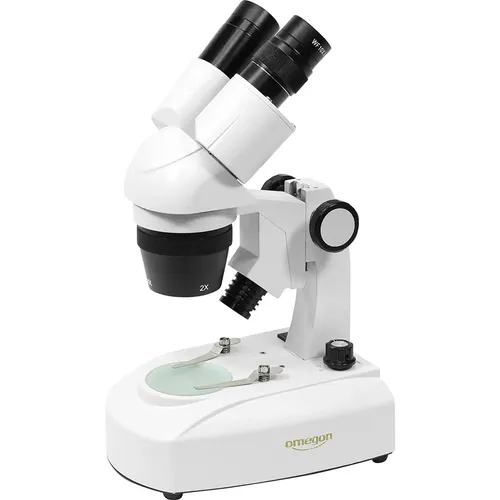 Omegon Mikroskop Stero View - Stereomikroskop für detailreiche Betrachtungen, ideal für Hobbyisten und Profis in der Biologie und Materialkunde.