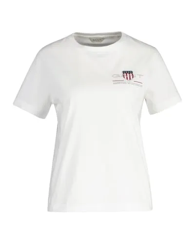Produktbild Gant Herren Reg Archive Shield T-Shirt, Weiß, XXL EU