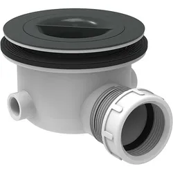Ideal Standard Ablaufgarnitur Ultra Flat S ohne Deckel, 90mm - Sanitärinstallation mit flachem Design für eine moderne Optik, ideal für elegante Badezimmerlösungen.
