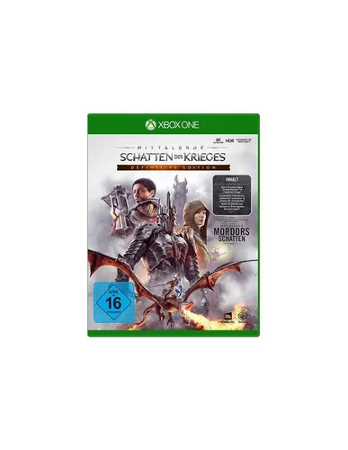 Mittelerde 2 Schatten des Krieges Definitive Edition - XBOne [EU Version] - Spiele für Xbox One: Erlebe die epische Geschichte und baue deine Armee im preisgekrönten Nemesis-System auf. Die Definitive Edition bietet zusätzliche Erweiterungen und Charaktere für ein intensives Spielerlebnis.