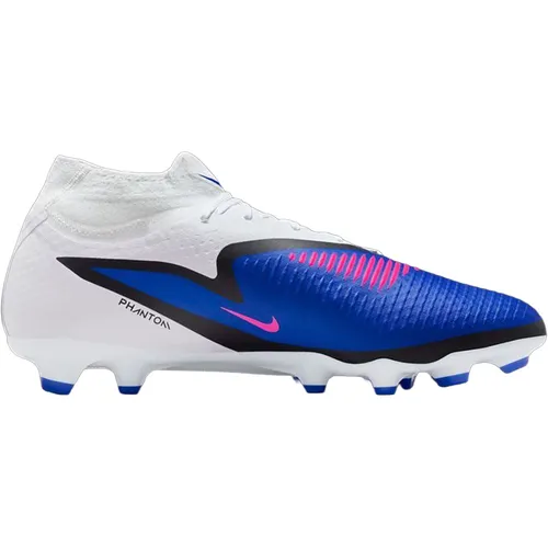 NIKE Herren Fussball-Rasenschuhe PHANTOM 6 HIGH ACAD FG/MG - Erlebe präzise Schüsse und optimale Ballkontrolle mit dem Phantom 6 Academy. Der innovative NikeSkin-Kontaktbereich ermöglicht dir mehr Kontrolle beim Dribbeln und Passen, egal bei Wetterbedingungen.