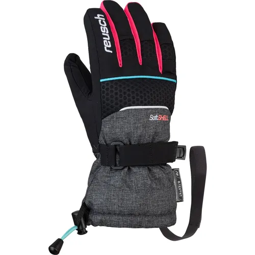 Reusch Connor R-TEX XT Junior Winterhandschuhe - Handschuhe für Kinder mit R-TEX XT Technologie: wasserdicht, winddicht und atmungsaktiv für warme, trockene Hände beim Spielen im Schnee. Lange Stulpe und Stopper-System verhindern das Eindringen von Schnee.