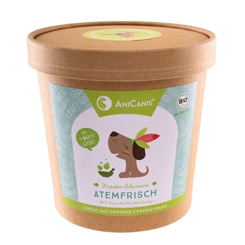 AniCanis Bio Kräuter-Mix Atemfrisch für Hunde | Mundgeruch & Zahnstein | 100g