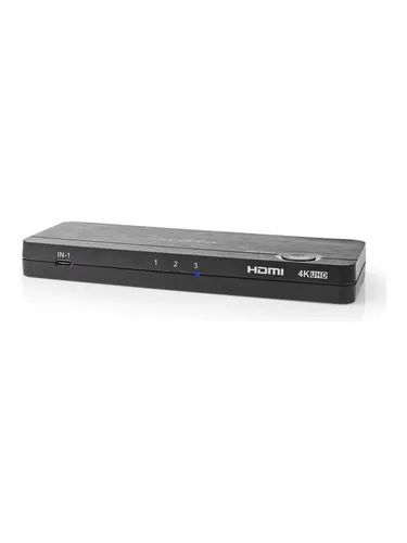 Nedis VCON6430AT - HDMI & USB-C Adapter - Sonstige Kabel & Adapter. Vielseitiger Adapter mit 2x HDMI, USB-C und 4x USB A, ideal für Multimedia-Anwendungen und elegante Anthrazit-Farbe.