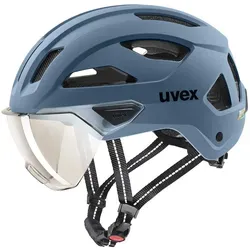 Uvex Stride Visor Fahrradhelm stone blue matt 56-59 cm