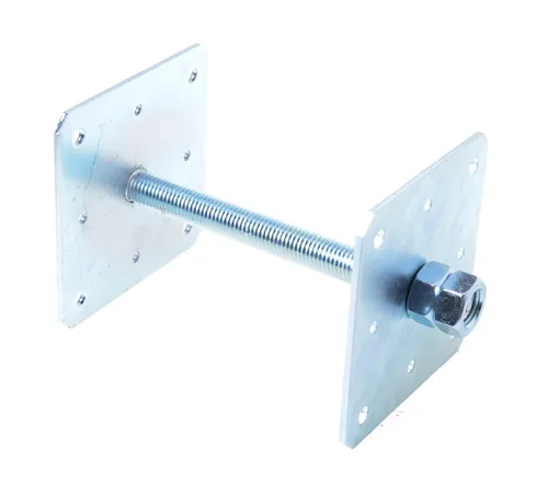 Pfostenträger verstellbar 160 x 160 x 250 mm zum Aufschrauben höhenverstellbar