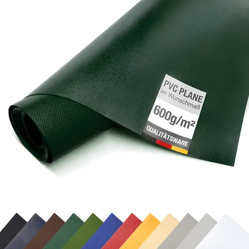 ANKO PVC Schutzplane 600 g/m² - Hochwertige Abdeckplane aus 100% wasserdichtem PVC, ideal für Industrie und Landwirtschaft. Mit hoher Reißfestigkeit und UV-Stabilität für langlebigen Außeneinsatz bei jedem Wetter.