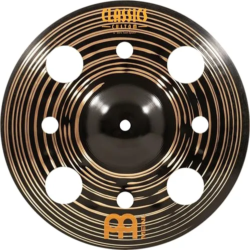 Meinl Classics Custom Dark 12'' Trash Splash Becken - Becken mit einzigartigem Trash-Sound, ideal für kreative Drummer und vielseitige Musikstile.