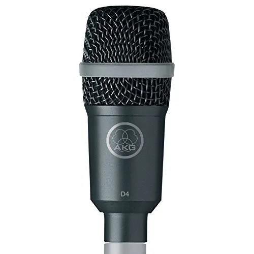 AKG D40 Dynamisches Instrumentenmikrofon - Mikrofon mit präziser Klangwiedergabe und langlebiger Bauweise, ideal für Bühnenauftritte und Proben.