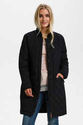 Oberbekleidung mit lockerer Passform in Schwarz - Stylische Jacke mit lässiger Passform für einen bequemen Look. Ideal für den Alltag und vielseitig kombinierbar. Pflegeleicht und aus hochwertigem Material gefertigt.