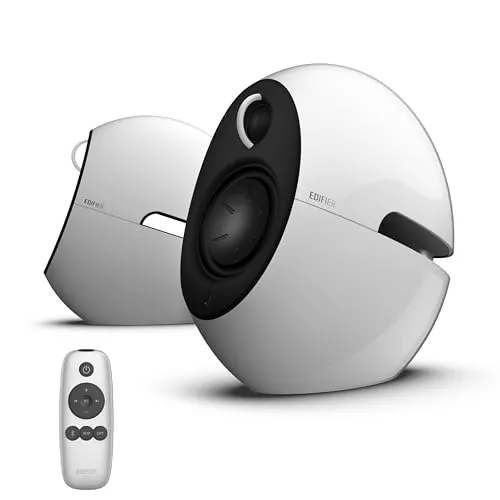 Edifier Luna HD 2.0 (E25HD WHITE) - Hochwertige 2.0 Lautsprecher, modernes Design und beeindruckender Klang für Musikliebhaber