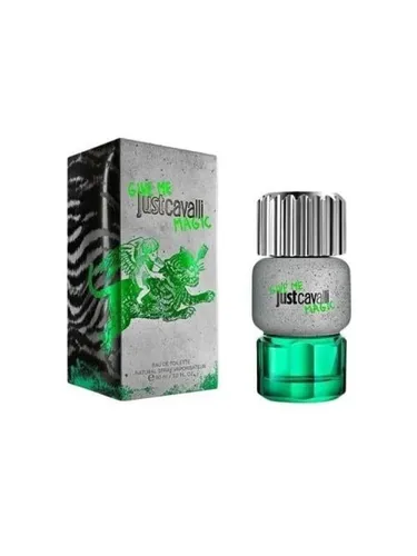 Roberto Cavalli Just Cavalli Give Me Magic for Him Eau De Toilette 90 ml - Verleihen Sie Ihrem Auftritt einen Hauch von Eleganz mit diesem Eau De Toilette. Der verführerische Duft ist ideal für besondere Anlässe und sorgt für einen bleibenden Eindruck.