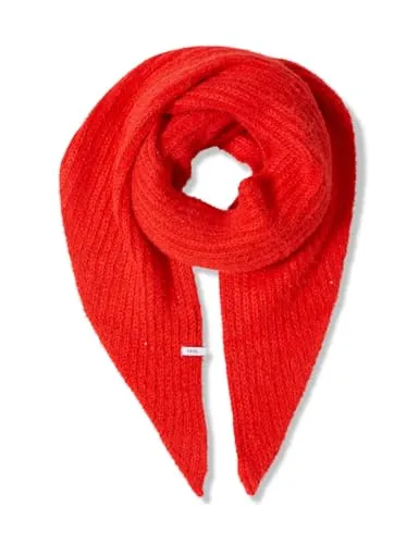 Cecil Damen Dreieckstuch mit Glitzer in orange von CECIL