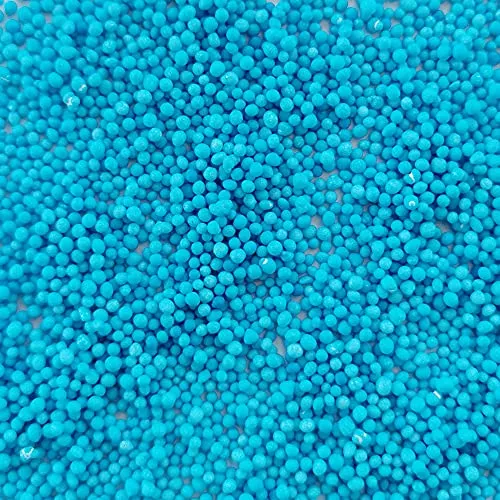 Streuselheld Nonpareille Hellblau 40g Streusel zum Dekorieren und Verzieren von Gebäck aller Art wie Torten Kuchen Keksen Zuckerstreusel