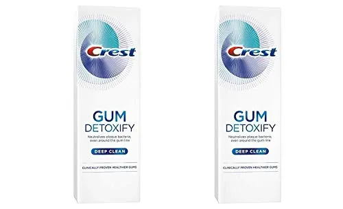 Crest Gum Detoxify Toothpaste, Deep Clean, 4.1 oz (116g) - Pack of 2