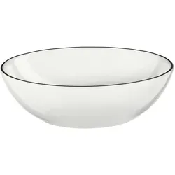 ASA Selection ligne noire Schale, ligne noire Ø15,5 cm 0,4l in weiß von ASA