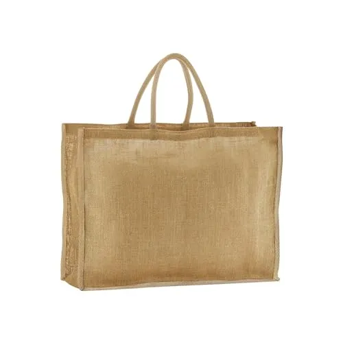 Natural Starched Jute Market Shopper Einkaufstasche