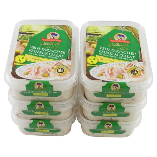  Spreewälder Vegetarischer Feinkostsalat mit Gurke 6er Set (6 Packun 16,66€/1kg