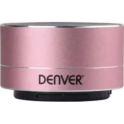 Denver BTS-32PINK Tragbarer Lautsprecher Rosa 3W - Rosa in pink von Denver