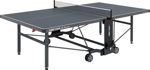 Sport-Thieme Tischtennisplatte All Terrain | Outdoor | Playback-Funktion - Tischtennisplatte für Outdoor-Training, EN 14468-1 Klasse B zertifiziert, mit praktischer Playback-Funktion für Einzeltraining und stabiler Melamin-Oberfläche.