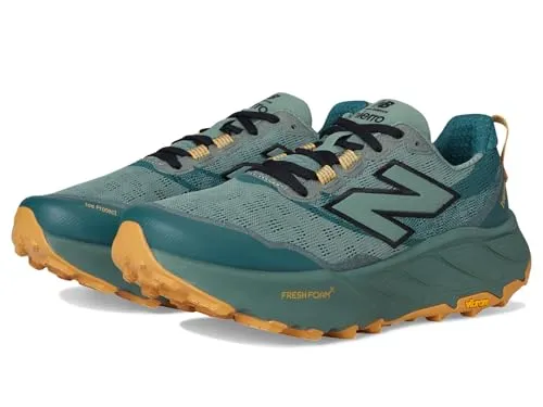 NEW BALANCE Herren Laufschuhe Fresh Foam X Hierro v9 - Laufschuhe für Herren, ideal für Abenteuer im Gelände mit robuster Konstruktion, Fresh Foam X Mittelsohle für optimalen Komfort und Vibram Außensohle für exzellente Traktion.