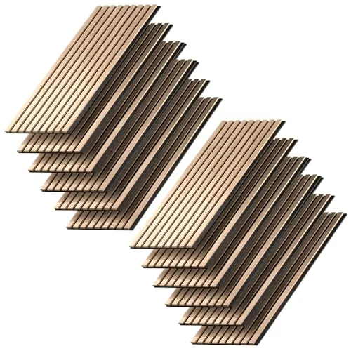 Vicco Wandpaneele Akustikpaneel, Eiche, 12 Stück