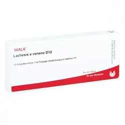 Lachesis E veneno GL D 12 Ampullen 10 ml - Anthroposophisches Heilmittel in praktischen Ampullen, ideal zur Unterstützung des Immunsystems und der Selbstheilungskräfte.