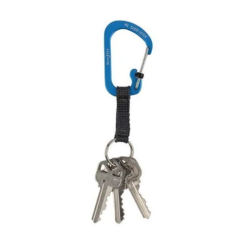 Nite Ize - Karabiner SlideLock® Schlüsselanhänger Aluminium - Blau