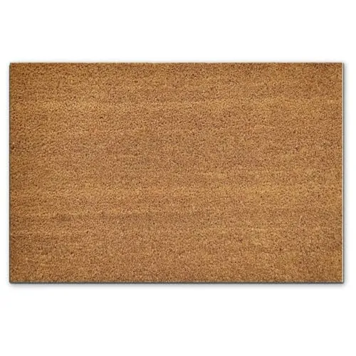 Amago home Kokosmatte Fußmatte Türvorleger Schmutzfangmatte viele Größen rutschfest Latexrücken Größe 50 x 80 cm, Farbe ohne Motiv