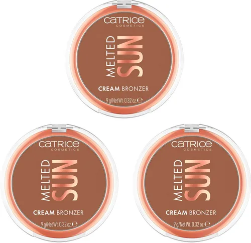 Catrice Bronzer-Puder Melted Sun Cream Bronzer, 3-tlg., mit cremiger Textur