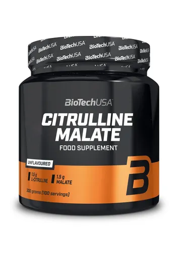 BioTechUSA Citrulline Malat 300 g Dose, Neutral - Protein Shakes & Muskelaufbau, unterstützt die Leistungsfähigkeit und fördert die Regeneration nach dem Training.