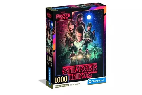 CLE puzzle 1000 CompactNetfl.StrangerThings 39978 Clementoni 8005125399789