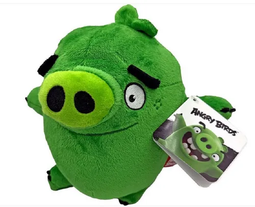 TCC Global Kuscheltier Angry Birds Plüsch,Schwein, Leonard oder Vogel, Blue Bird (1-St), Kollektion, Geschenke, Ideal als Geschenk