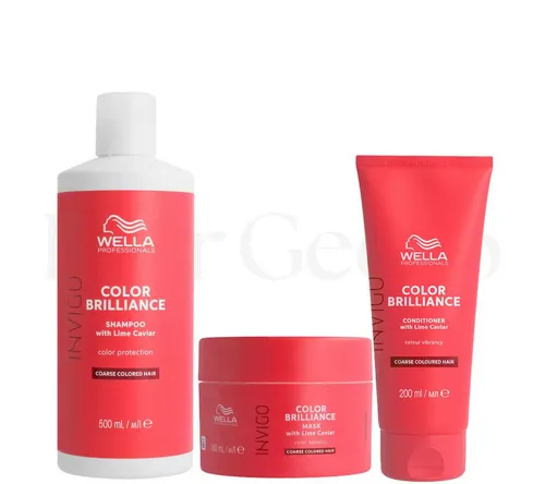 Wella Invigo Color Brilliance Set für grobes Haar, 3-teilig von Wella 