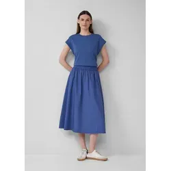 s.Oliver Midirock Rock Ausgestellter Rock aus Popeline im Relaxed Fit blau 34