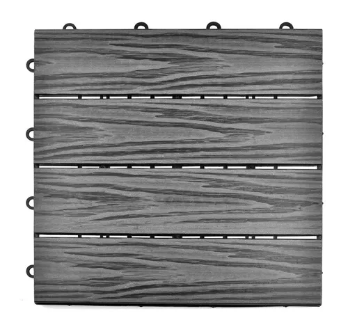 euroharry WPC-Fliesen 1 St Terrassenplatten, 30x30cm 60x30cm WPC-Fliesen Klickfliese