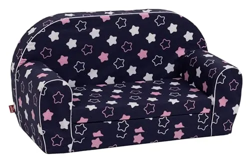 Knorrtoys 75032 - Kindersofa - Star Blue pink
