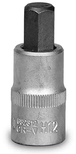 mm Innensechskant Einsatz/Steck-Nuss Schlüssel für Innen-6-kant Schrauben/Steckschlüssel-Einsatz Schraubendreher-Einsatz 1/2