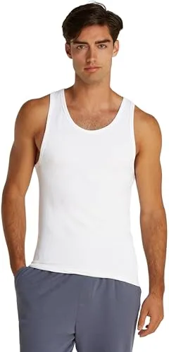 Calvin Klein Underwear T-Shirt TANK 3PK - 3er-Pack in Weiß XXXL - Herrenunterhosen, elastischer Jersey-Stoff mit Logostickerei für hohen Tragekomfort und stilvolles Design.