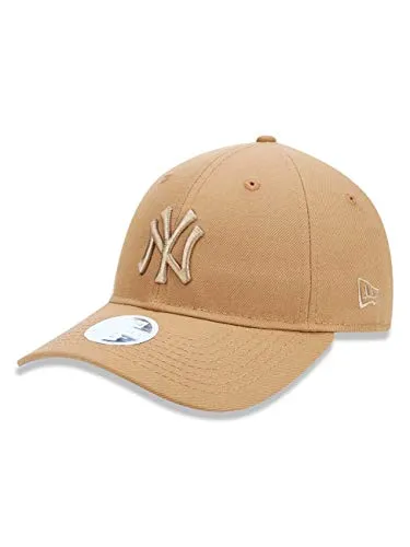 New Era 9Twenty Damen Cap - New York Yankees Wheat Beige - Stylisches 9Twenty Cap mit unstrukturierter Krone und gebogenem Schirm, verstellbar für perfekten Sitz. Ideal für jeden Look!
