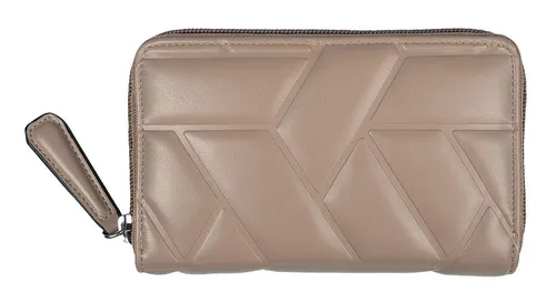 Tom Tailor Amela Medium Zip Wallet - Taupe - Portemonnaies: Stilvolle, mittlere Geldbörse mit Reißverschluss, 6 Kartensteckfächern und modernem, hochgeprägtem Design für einen eleganten Look.
