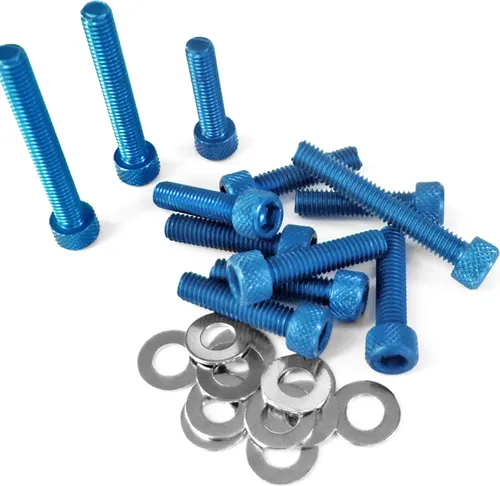 TNT Haubenschraubensatz Schraubensatz Motorabdeckung Minarelli 50 Chrom