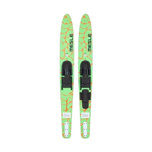 Mesle Combo Wasser-Ski Strato 170 cm mit B2 Bindung, Anfänger und Fortgeschrittene Combo-Ski für Jugendliche und Erwachsene bis 120 kg