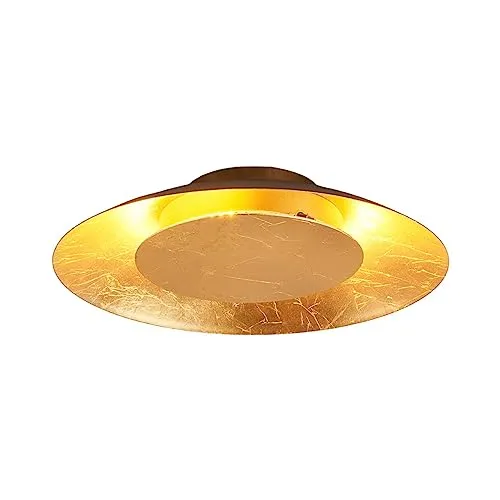 Lindby LED Deckenleuchte Keti in Gold/Messing - Moderne 1-flammige Lampe für jeden Raum - Lampen: Energiesparende LED Deckenleuchte mit hochwertigem Leuchtmittel, ideal für Wohnzimmer, Küche oder Flur. Perfekte Integration in jede Umgebung!