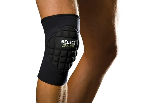 Derbystar Select Kniebandage Handball Unisex, XS, schwarz - Volleyball-Knieschoner mit anatomischer Form für perfekten Sitz, bietet Wärme und Halt während des Spiels.