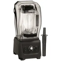 Bartscher PRO XTRA Blender 2,5 Liter - Standmixer mit Lärmschutzhaube, ideal für die Zubereitung von Smoothies, Cocktails und Eis – leistungsstark und leise.