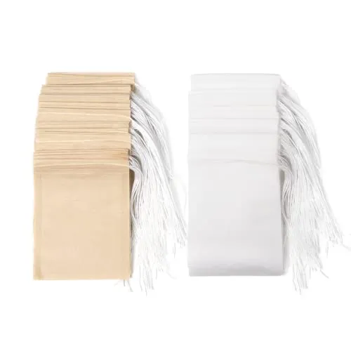 Teefilterbeutel Einweg mit Kordelzug von Carehabi