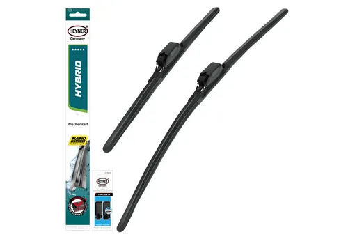 HEYNER® Scheibenwischer Set für MERCEDES-BENZ E-KLASSE Coupe - Scheibenwischer Set mit HYBRID-Technologie für optimale Wischleistung, langlebig dank NANO-Graphit-Technologie und ideal für alle Wetterbedingungen.