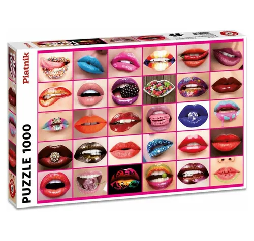 Piatnik Puzzle Puzzle Lippen 1000 Teile, Puzzleteile von Piatnik